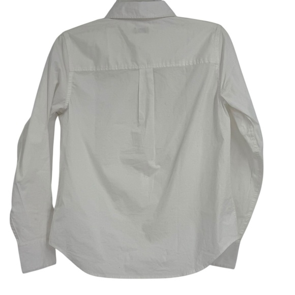 Faherty Shirt Women’s Size XS Top Cotton Button Up Collared White Long Sleeve - Picture 2 of 10